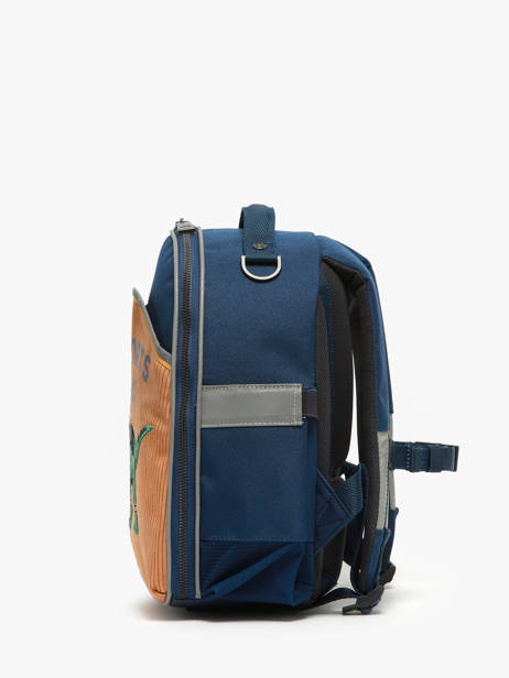 1 Compartment Backpack Jeune premier Brown daydream boys B other view 2