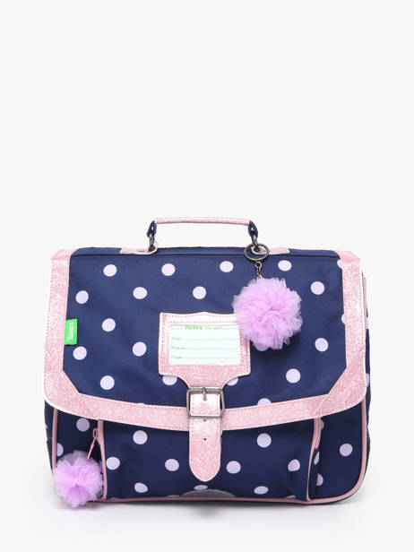 1 Compartment Satchel Tann's Blue les fantaisies f 35325