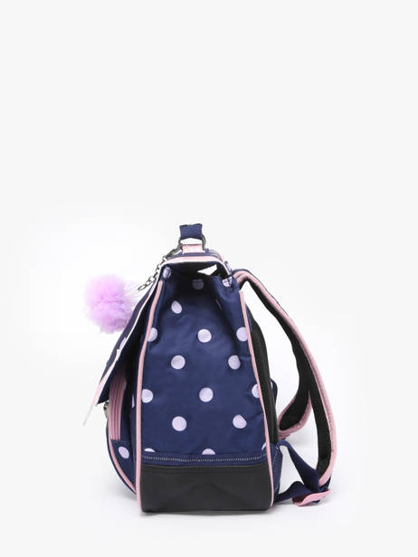 1 Compartment Satchel Tann's Blue les fantaisies f 35325 other view 2