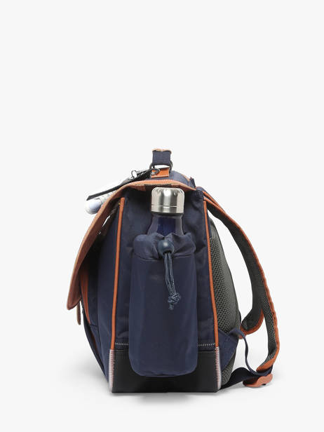 2-compartment Satchel Tann's Blue les fantaisies g 33111 other view 2