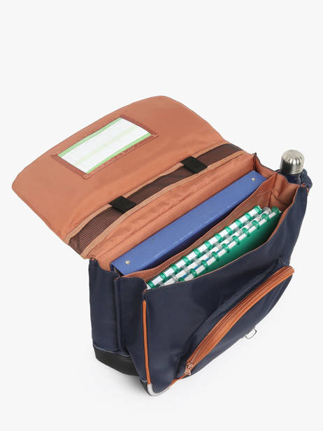 2-compartment Satchel Tann's Blue les fantaisies g 33111 other view 3