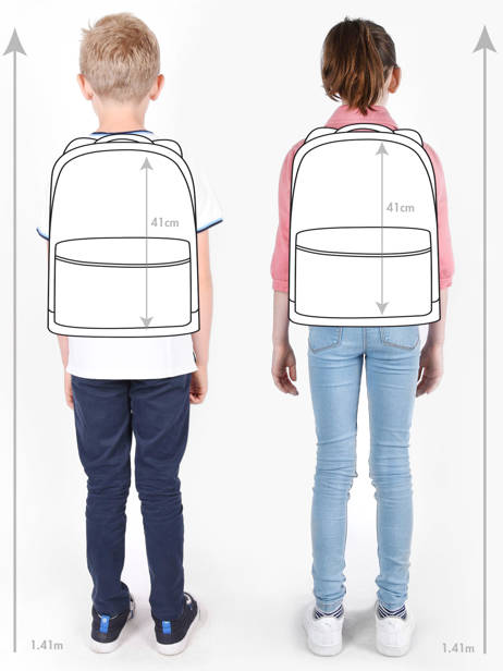 1 Compartment Backpack Tann's Blue les fantaisies f 62325 other view 1