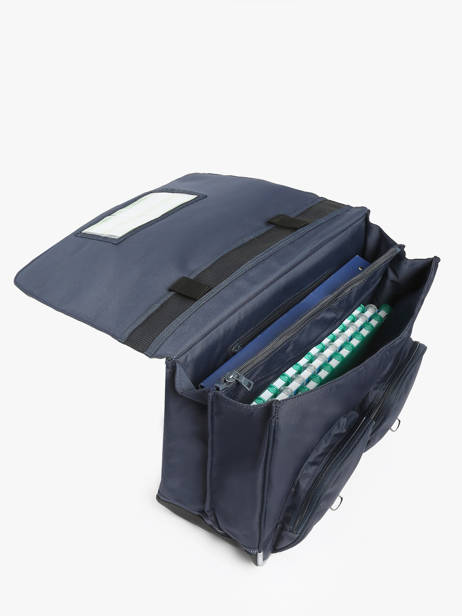 2-compartment Satchel Tann's Blue les fantaisies g 41142 other view 3
