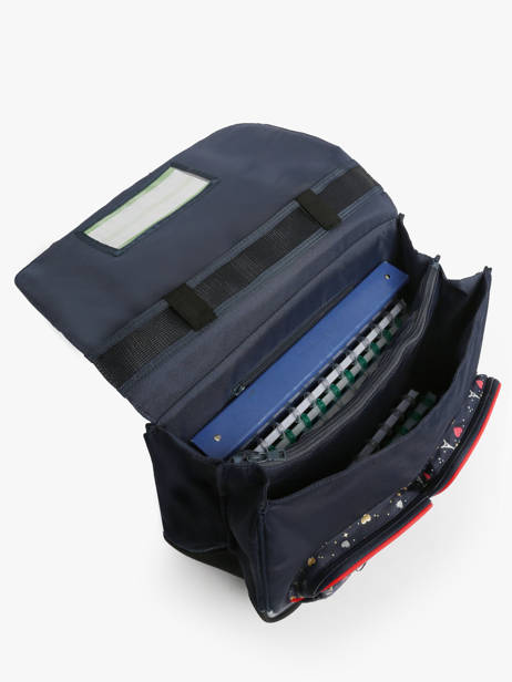 2-compartment Wheeled Satchel Tann's Blue les fantaisies f 43321 other view 3