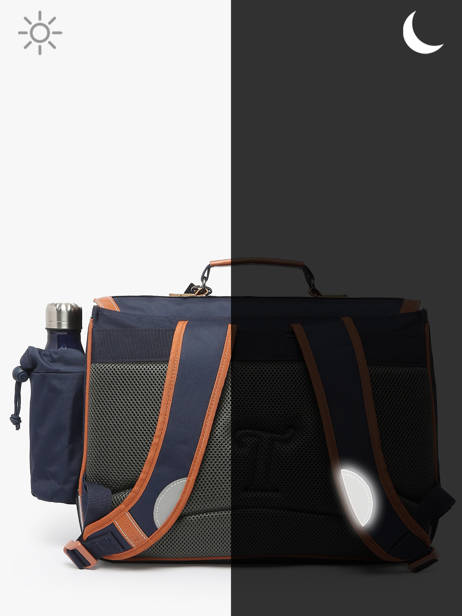 2-compartment Satchel Tann's Blue les fantaisies g 33111 other view 5