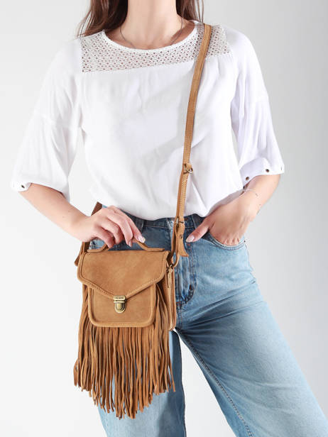 Shoulder Bag Folk Leather Paul marius Brown folk GEORXFOL other view 1