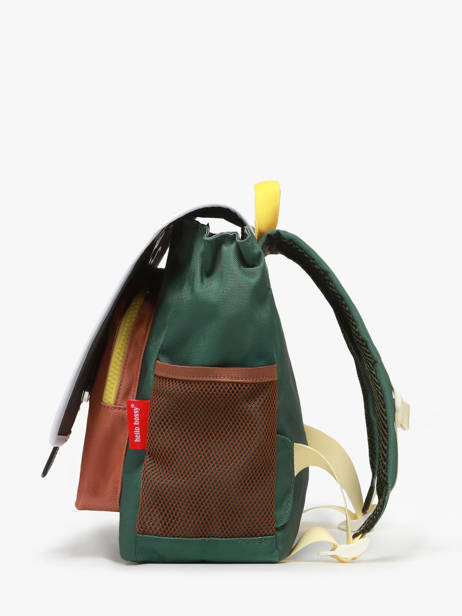 Cartable 1 Compartiment Hello hossy Vert cool kids 7 vue secondaire 2