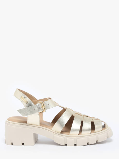 Sandals Bayla In Leather Les tropeziennes Gold women BAYLA