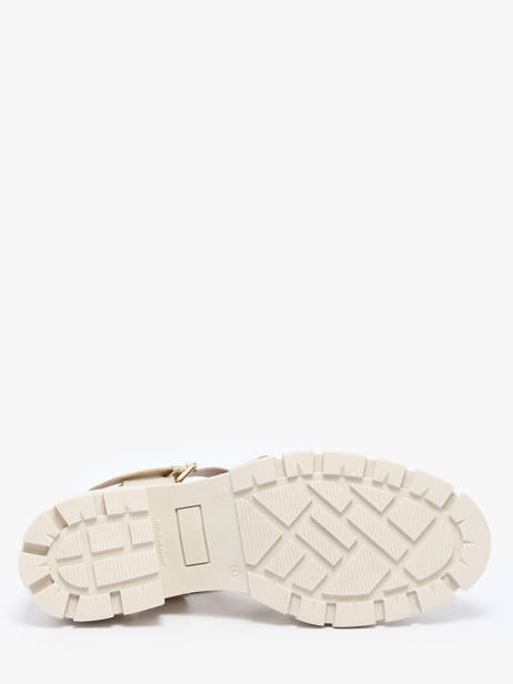 Sandals Bayla In Leather Les tropeziennes Gold women BAYLA other view 4