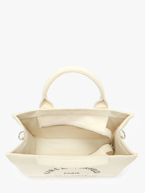 Sac Porté Main Rsg Coton Karl lagerfeld Blanc rsg A1W50010 vue secondaire 3