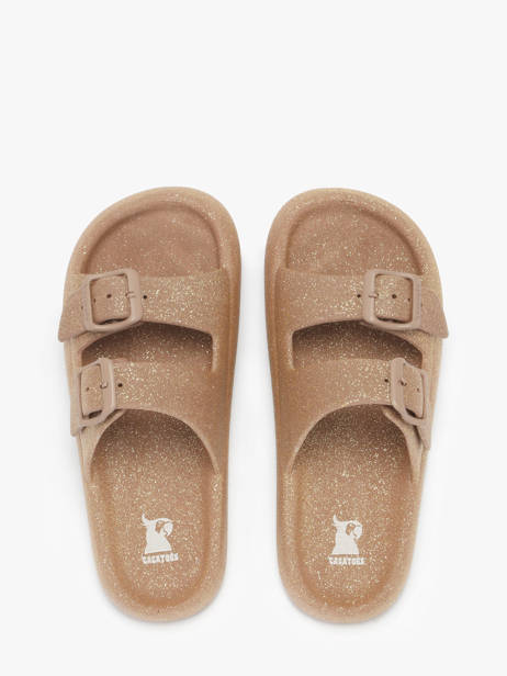 Claquettes Cacatoes Marron women JESSYGLI vue secondaire 3