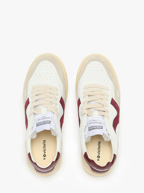 Sneakers En Cuir Victoria Rouge women 1257136 vue secondaire 4