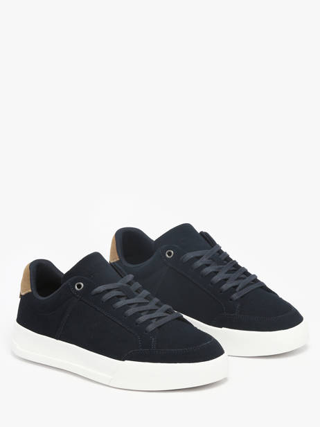 Sneakers In Leather Tommy hilfiger Blue men 5517DW5 other view 2