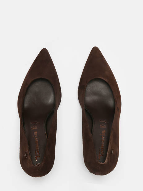 Heeled Pumps In Leather Tamaris Brown women 43 other view 4