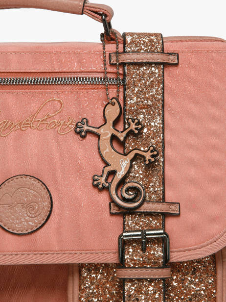 1 Compartment Lunch Bag Cameleon Pink vintage fantasy BL24 other view 4