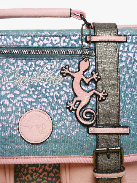 Sac à Dos 2 Compartiments Cameleon Bleu vintage fantasy SD33 vue secondaire 6