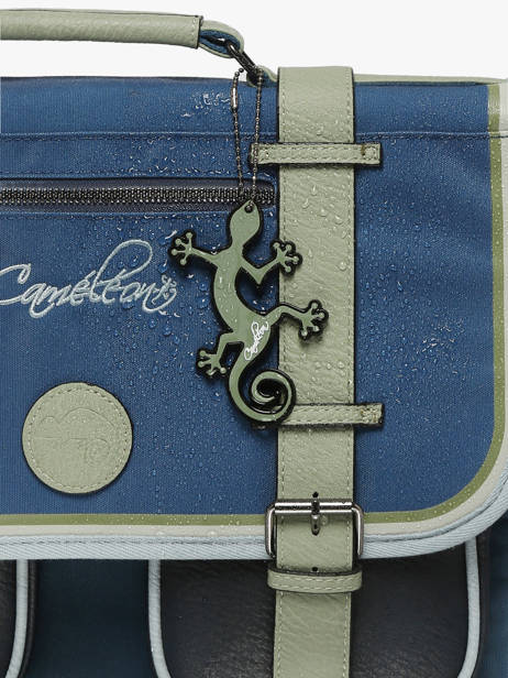 Lunch Bag Cameleon Blue vintage urban BL24 other view 4