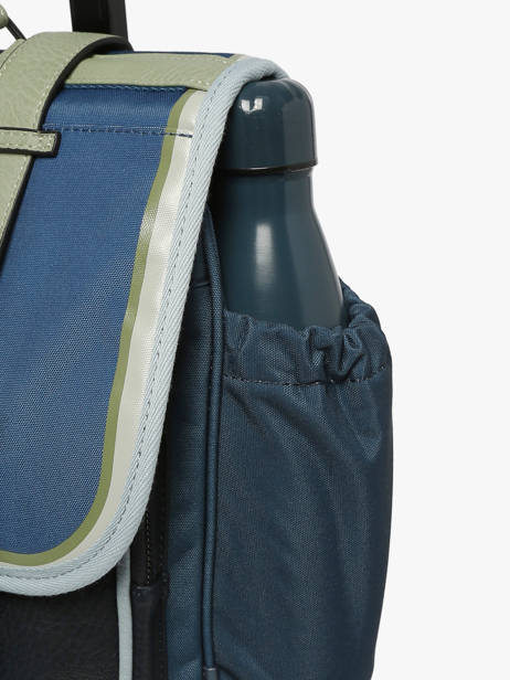 Cartable à Roulettes Enfant 2 Compartiments Cameleon Bleu vintage urban CR38 vue secondaire 6