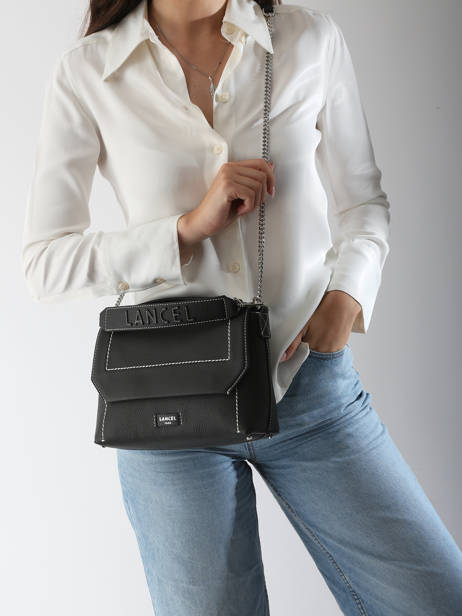 Shoulder Bag Ninon Leather Lancel Black ninon A13782 other view 1