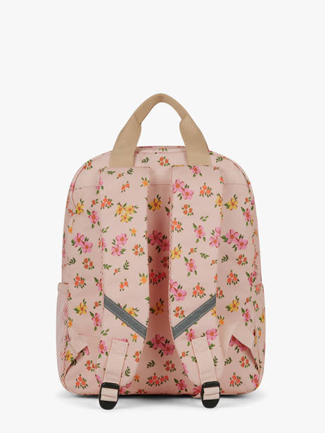 1 Compartment Backpack Caramel et cie Pink boheme FI other view 4