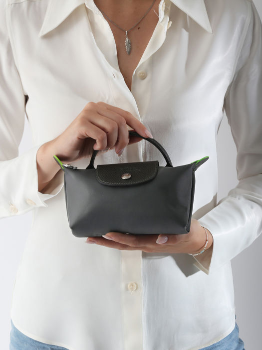 Longchamp Le pliage green Pochettes Gris
