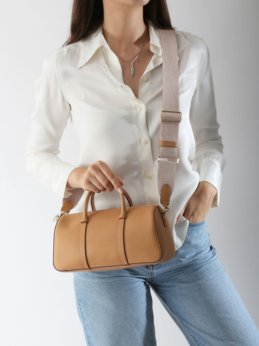 Longchamp Daylong chevron Handbag Brown