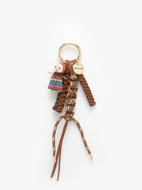 Small Doll Bag Charm Viamailbag Brown short charm S
