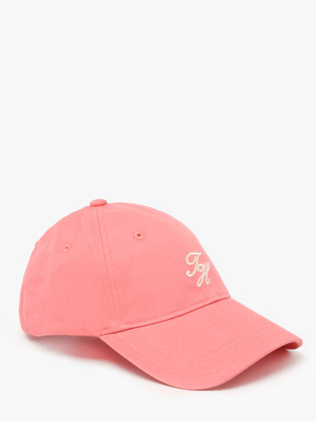 Cap Tommy hilfiger Pink th embroidered AW17489 other view 1