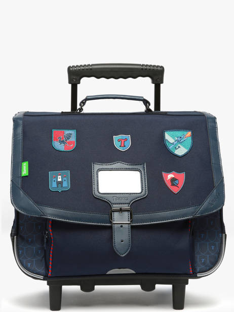 Cartable à Roulettes 2 Compartiments Tann's Bleu les fantaisies g 42143