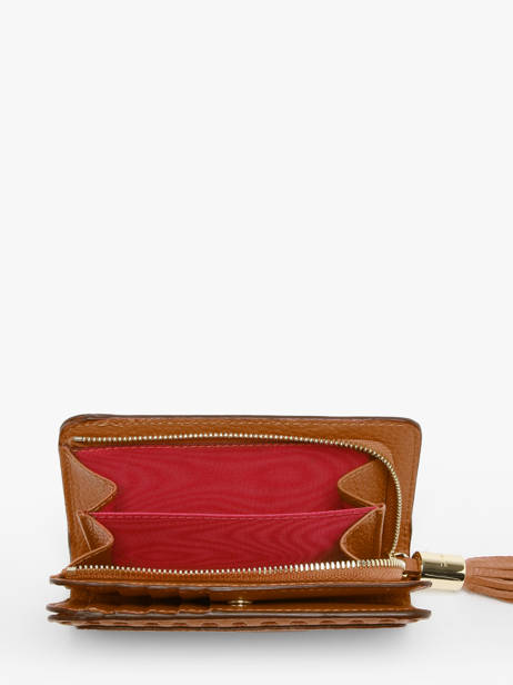 Portefeuille Compact Premier Flirt Cuir Lancel Marron premier flirt A11136 vue secondaire 2