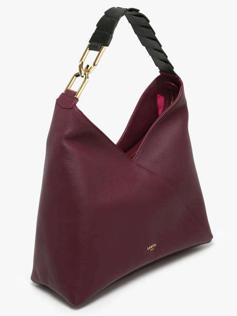 Sac Porté épaule Pagode Cuir Lancel Violet pagode A12510 vue secondaire 2