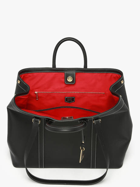 Cabas Belleville Cuir Lancel Noir belleville A13738 vue secondaire 4