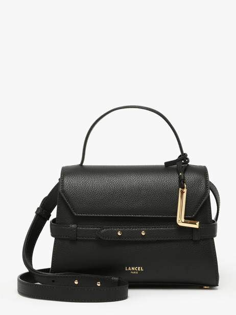 Sac Bandoulière Faubourg Cuir Lancel Noir faubourg A13948