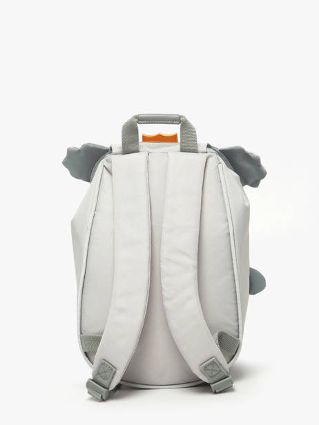 Mini Backpack Tann's Gray ecole des tann's 64518 other view 4