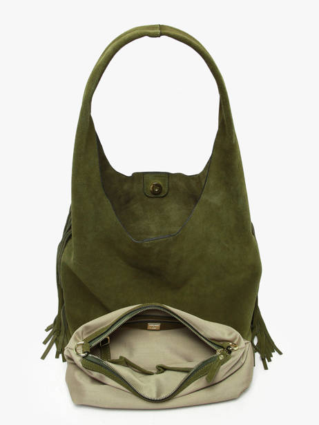 Sac Porté épaule M Country Cuir Etrier Vert country ECOU154M vue secondaire 4