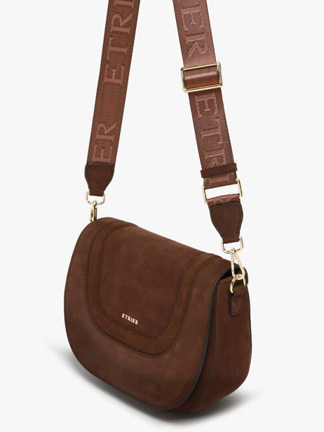 Crossbody Bag M Lasso Leather Etrier Brown lasso ELAS152M other view 2