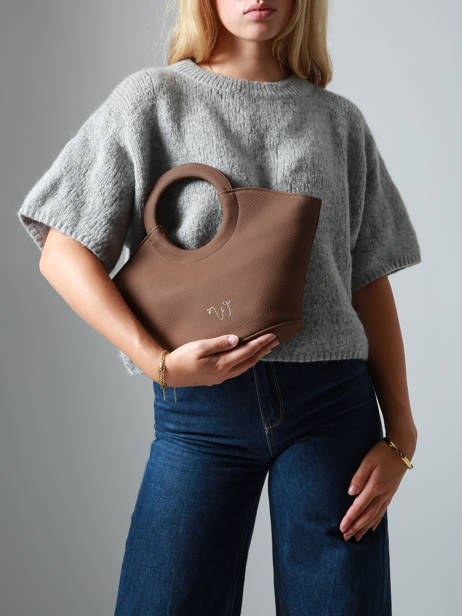 Sac Bandoulière S Neflier Woomen Marron neflier WNEF02 vue secondaire 1