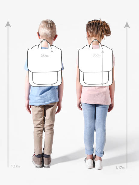 Backpack Affenzahn Pink large friends FAL other view 1