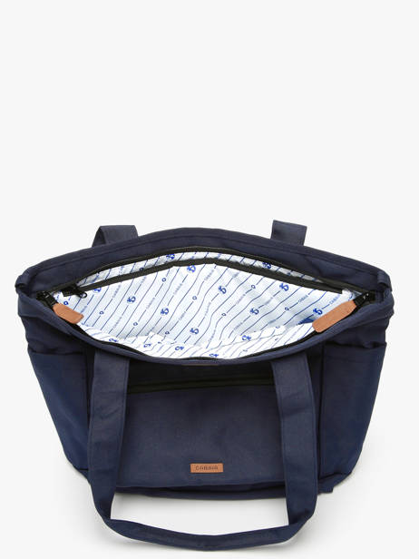 A4 Size Shoulder Bag Adventurer Recycled Polyester Cabaia Blue adventurer TOTEBAGM other view 3