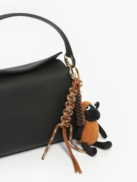 Small Sheep Bag Charm Viamailbag Brown short charm S other view 1