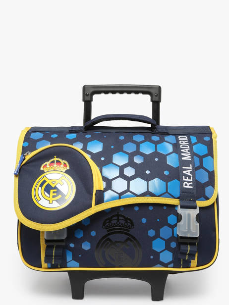 2-compartment Wheeled Satchel Real madrid Blue real 24BR203A