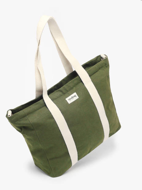 Sac Porté épaule Cesar Coton Hindbag Vert best seller CESAR vue secondaire 2