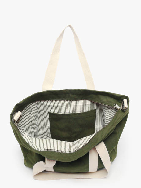 Sac Porté épaule Cesar Coton Hindbag Vert best seller CESAR vue secondaire 3