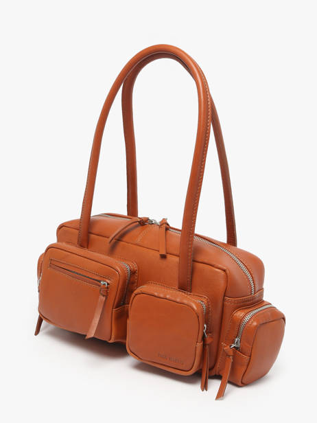 Sac Porté épaule 90's Cuir Paul marius Marron 90's BASSE90S vue secondaire 2