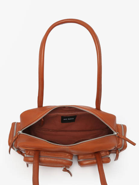 Sac Porté épaule 90's Cuir Paul marius Marron 90's BASSE90S vue secondaire 3