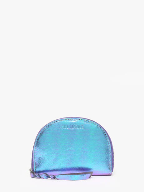 Leather Manon Scarabée Coin Purse Paul marius Blue scarabee MANONSCA