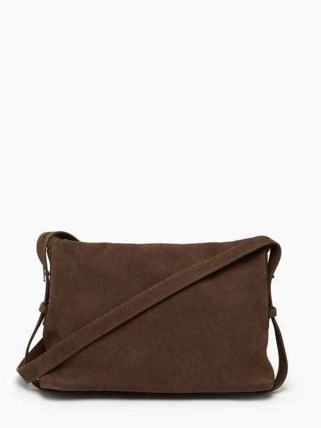 Crossbody Bag Cavalier Nubuck Leather Etrier Brown cavalier nubuck ECAN135M other view 4