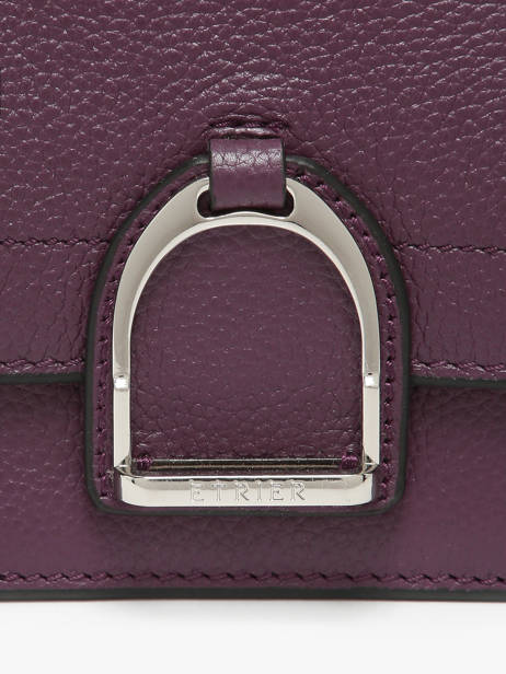 Medium Leather Altesse Shoulder Bag Etrier Violet altesse EALT017M other view 5