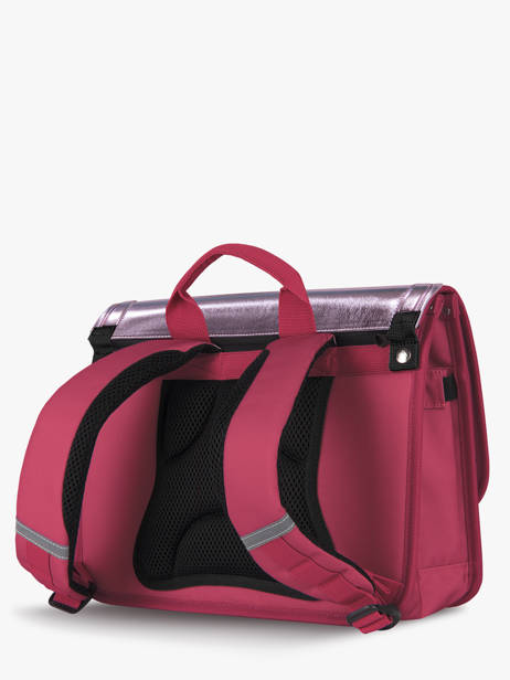 Cartable 2 Compartiments Cabaia Rose school M vue secondaire 4