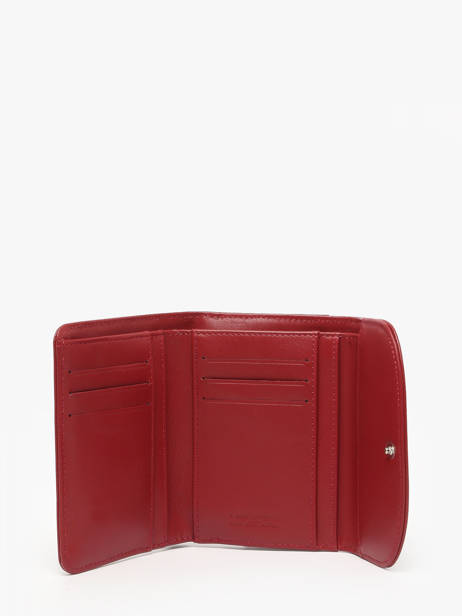 Portefeuille Cuir Lancaster Rouge paris pm 24 vue secondaire 2
